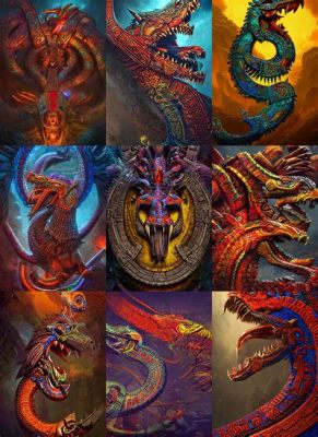  The Dance of the Feathered Serpent: Vivid Hues and Mystic Symbolism Intertwined!